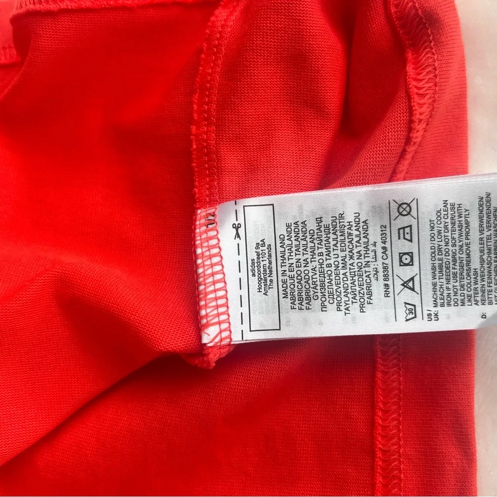 Adidas Orange Long Sleeve Tee Men’s size Large